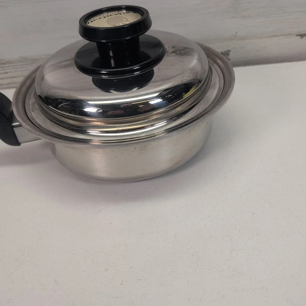 Kitchen Craft by West Bend 1‎ qt. Stainless Steel Saucepan with Steam Vent Lid.